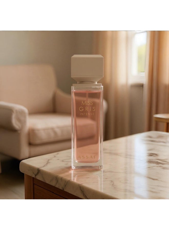 عساف عطر آصف ميس غريس أو دو بارفان 100 مل - تركيز أعلى للنساء | بندق، زعفران، وإجاص | قلب العطر: ياسمين وورد - Image 4